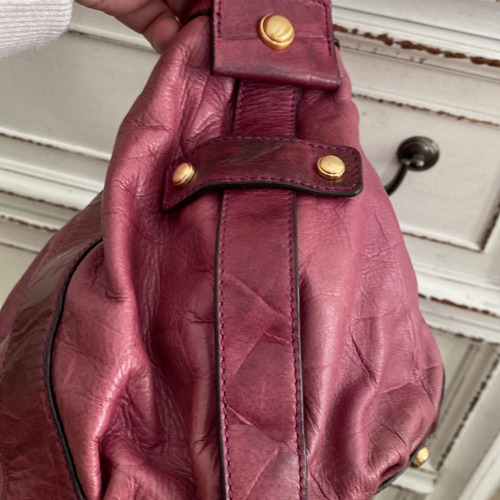 Makowsky Hobo Purse, soft leather, gently used 15” x 8”. - Picture 6 of 7